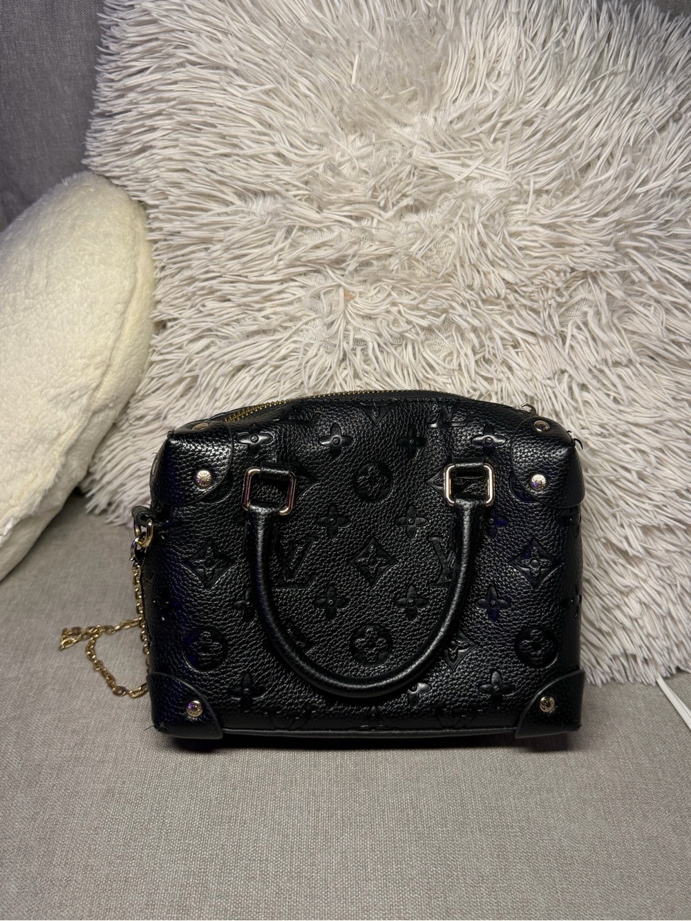 Louis Vuitton Black Monogram Mini Alma Crossbody